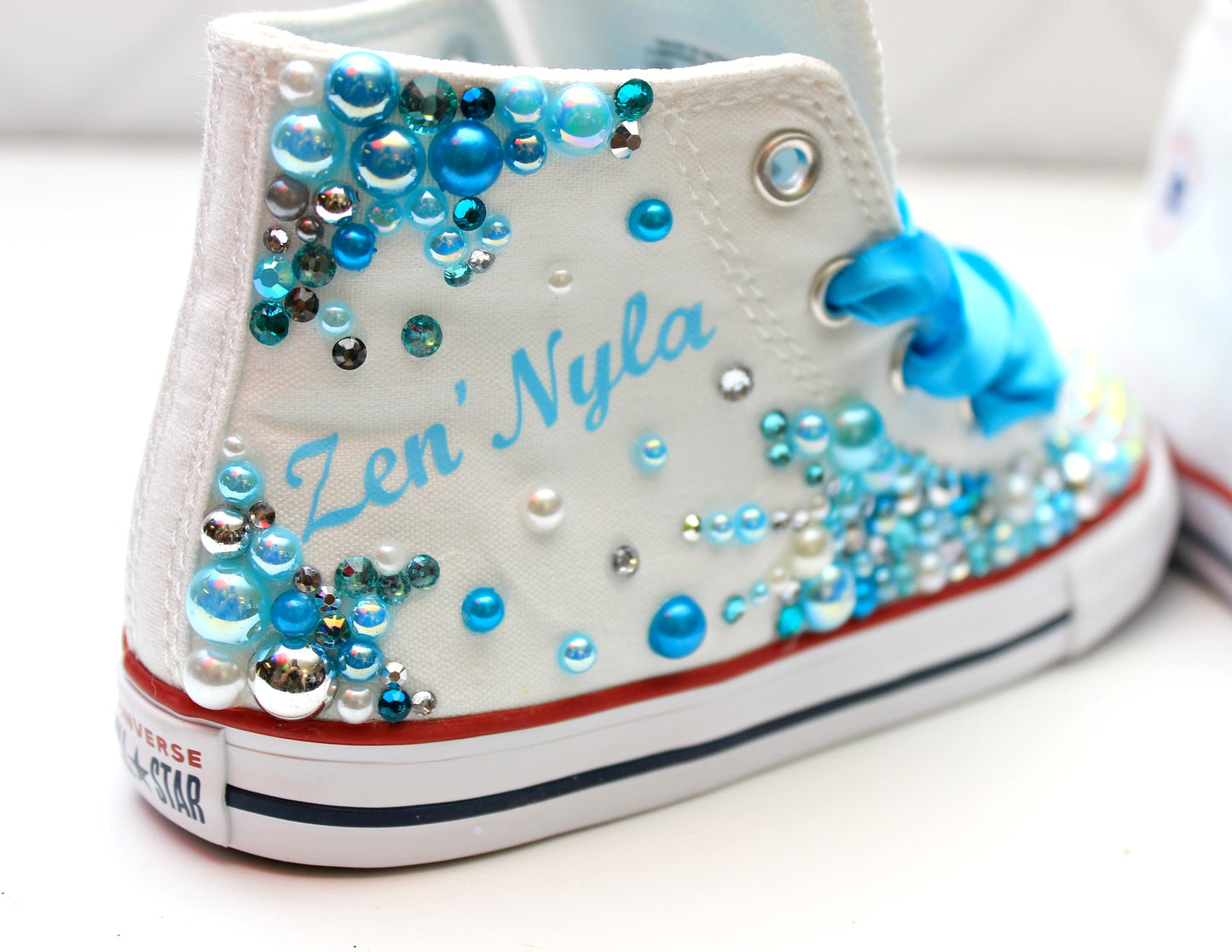 Frozen shoes- Frozen bling Converse-Girls Frozen Shoes-Elsa Shoes
