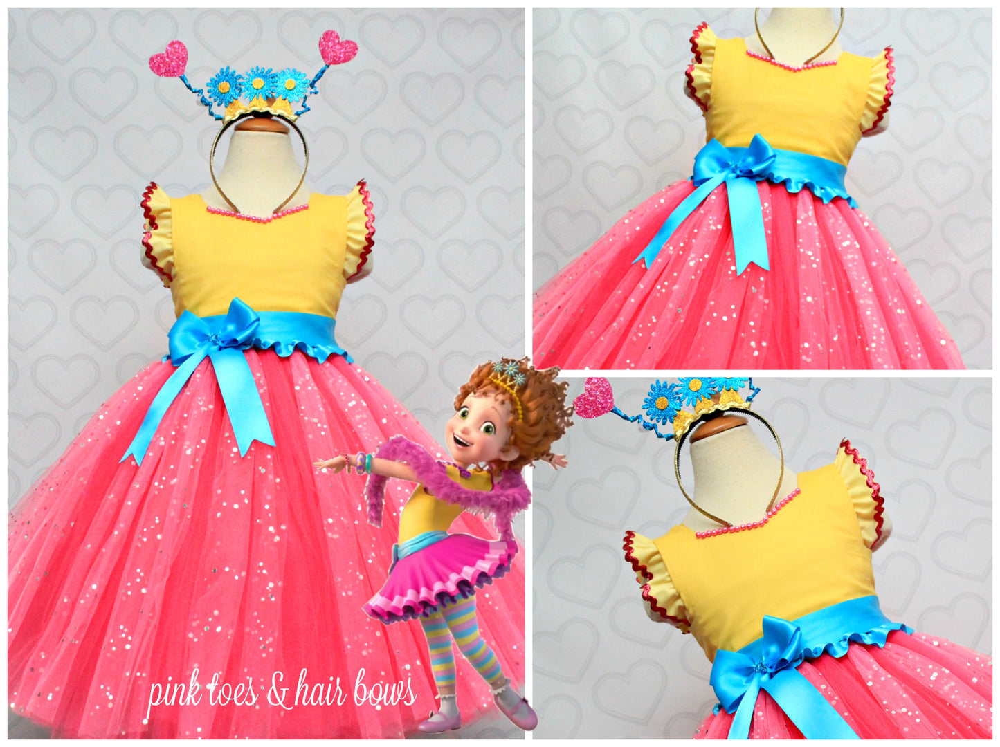 Fancy Nancy Dress-Fancy Nancy costume- Fancy nancy tutu- Fancy Nancy tutu dress