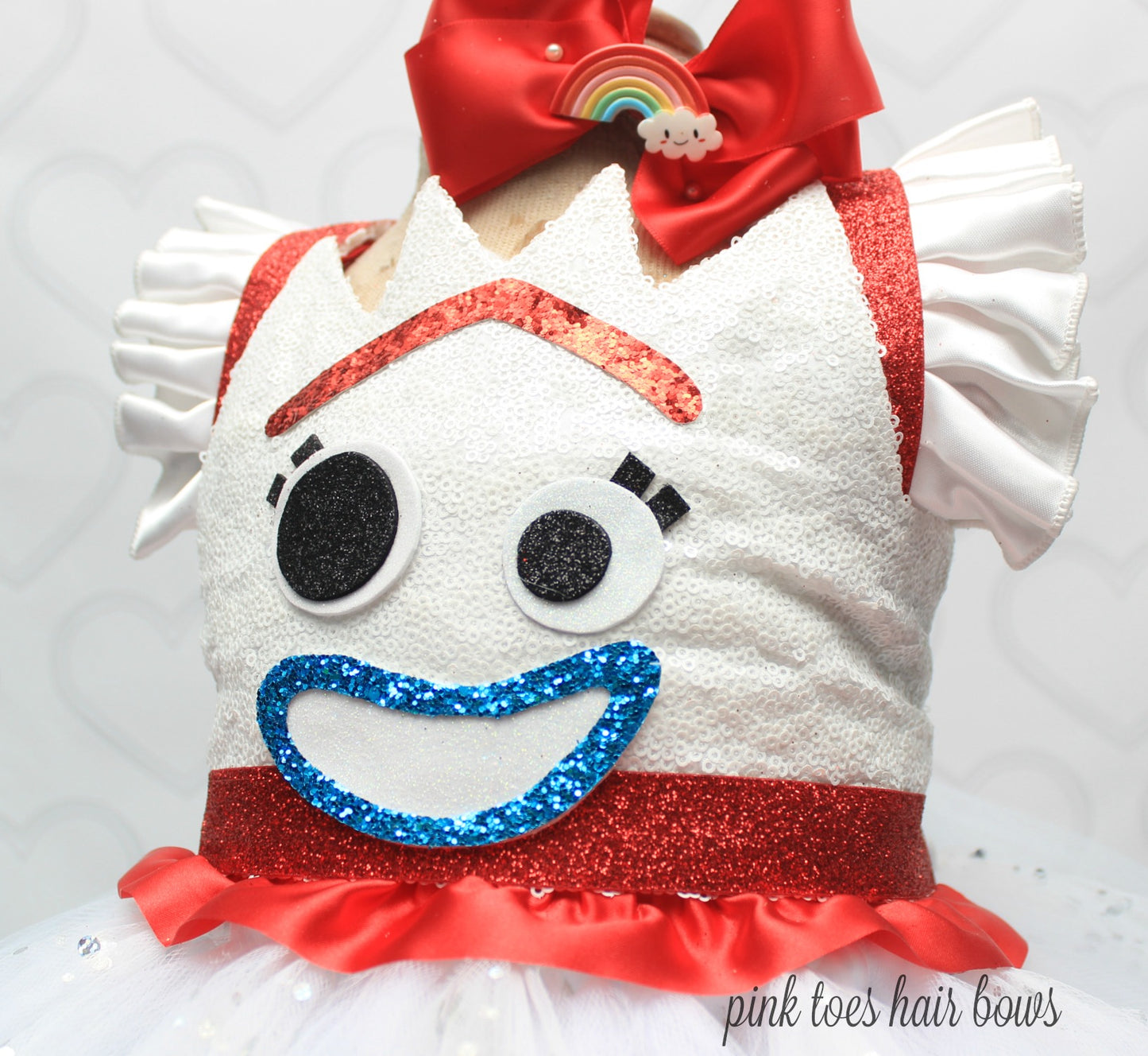 Forky Dress- Forky costume- Forky tutu dress-toy story costume-toy story dress
