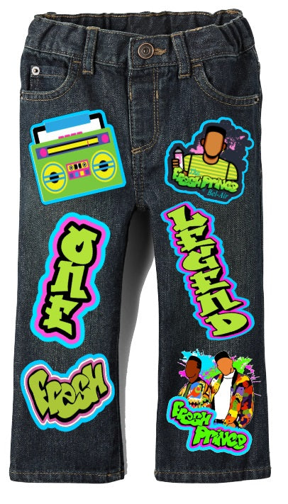 Fresh prince boys outfit - Fresh prince Denim Set-Boys Fresh prince boys denim set- Fresh Prince Birthday outfit