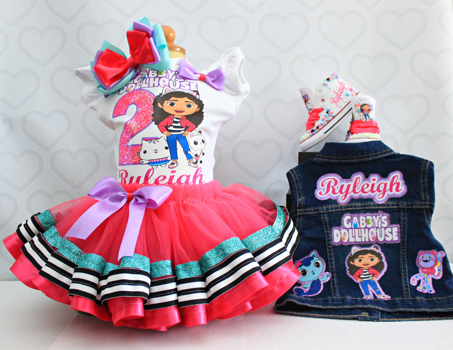 Gabby Dollhouse tutu set-Gabby Dollhouse outfit-Gabby Dollhouse dress