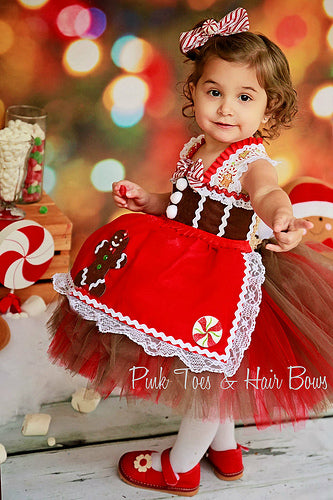 Gingerbread tutu Dress-Gingerbread dress