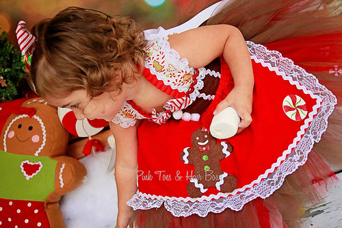 Gingerbread tutu Dress-Gingerbread dress