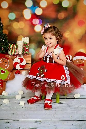 Gingerbread tutu Dress-Gingerbread dress