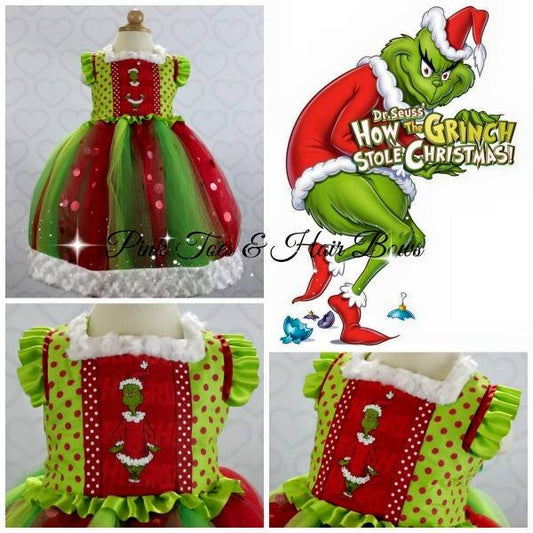 Grinch Christmas Dress