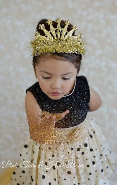 Holiday Diva Couture Polka dot Dress-Ready to ship