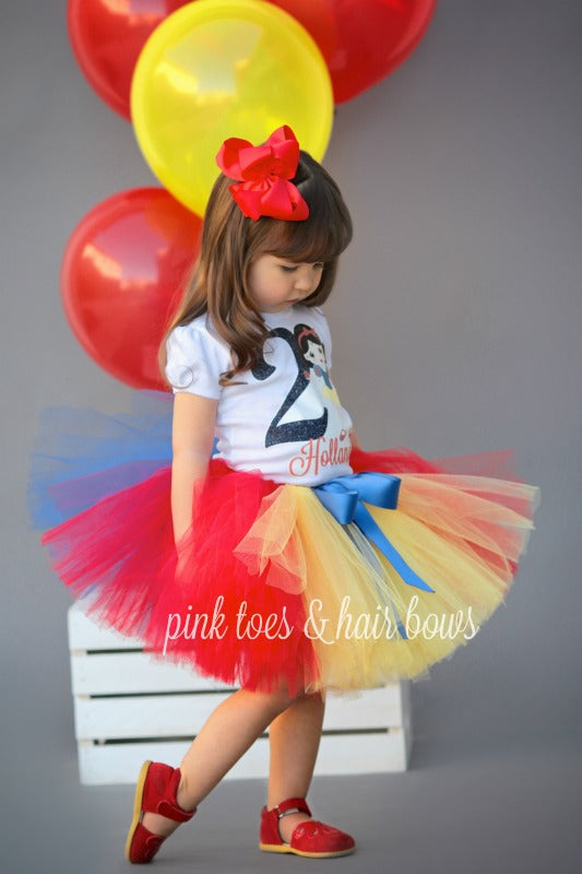 Snow White tutu Set-snow white outfit