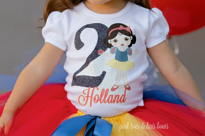 Snow White tutu Set-snow white outfit