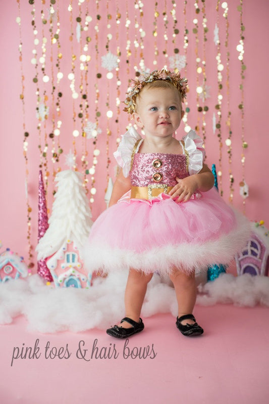 Mrs. Claus Dress- Christmas dress- Santa Claus costume- Santa Claus dress-Santa claus tutu dress