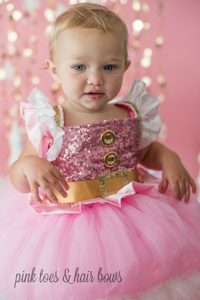 Mrs. Claus Dress- Christmas dress- Santa Claus costume- Santa Claus dress-Santa claus tutu dress