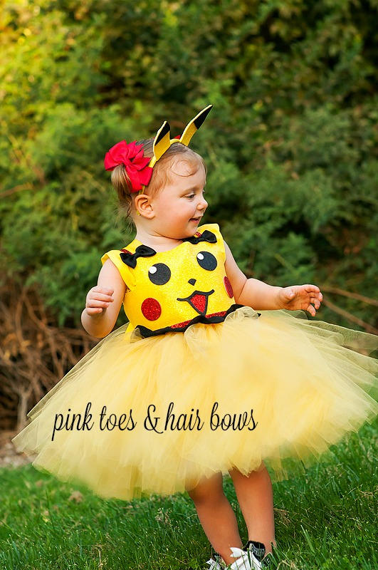 Pikachu tutu dress- pokemon costume- pikachu tutu-kisses dress-pokemon dress-pikachu costume-pokemon