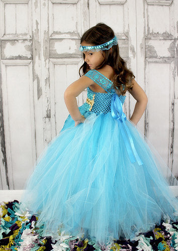 Princess Jasmine Dress- Princess jasmine costume- Princess jasmine tutu dress