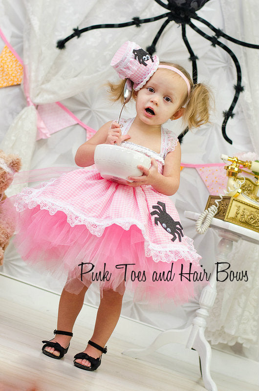 Little Miss Muffet dress- Little Miss Muffet tutu dress- Little Miss muffet costume