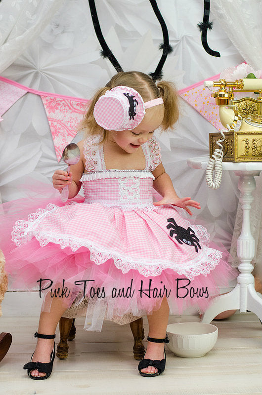 Little Miss Muffet dress- Little Miss Muffet tutu dress- Little Miss muffet costume
