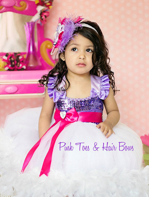 Daisy Duck Tutu dress- Daisy Duck tulle dress- Daisy Duck dress- Daisy Duck costume