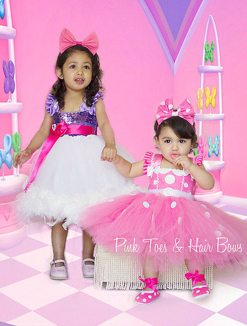 Daisy Duck Tutu dress- Daisy Duck tulle dress- Daisy Duck dress- Daisy Duck costume