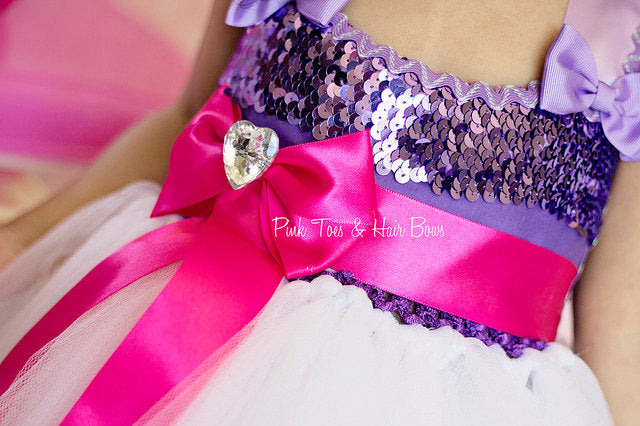 Daisy Duck Tutu dress- Daisy Duck tulle dress- Daisy Duck dress- Daisy Duck costume