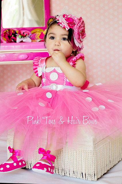 Minnie Mouse dress- Minnie Mouse tutu dress-Minnie Mouse costume-Minnie mouse birthday