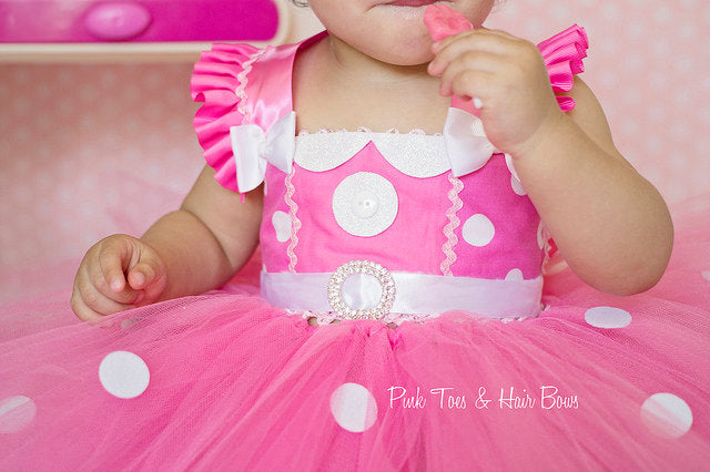 Minnie Mouse dress- Minnie Mouse tutu dress-Minnie Mouse costume-Minnie mouse birthday