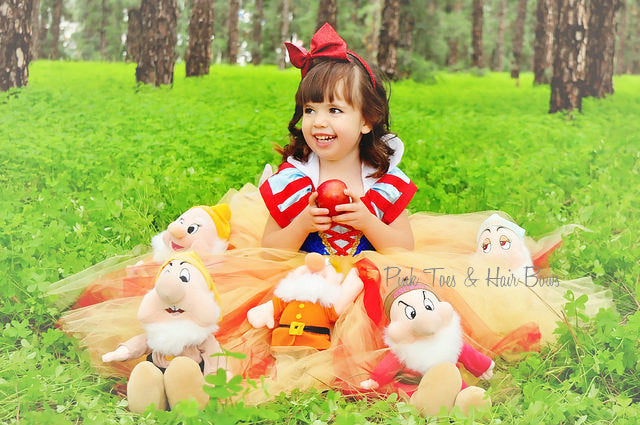 Snow White Tutu Dress-Snow white dress- Snow white Costume -Snow white Tutu