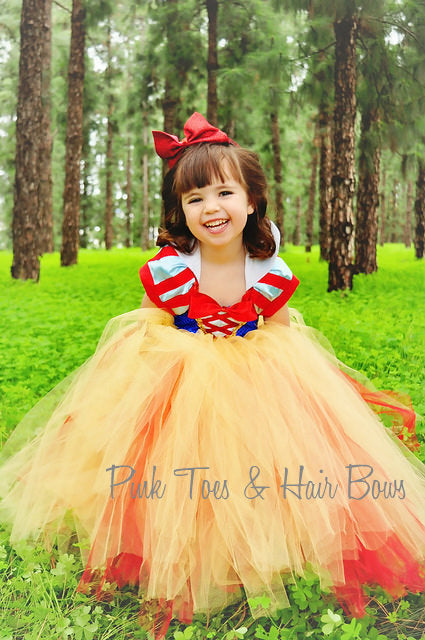 Snow White Tutu Dress-Snow white dress- Snow white Costume -Snow white Tutu