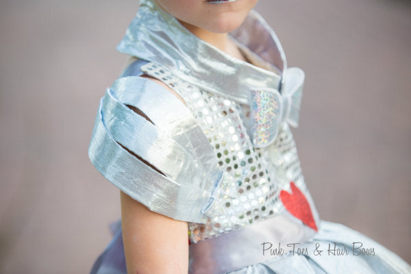 Tin Man Tutu dress- Wizard of oz tutu dress- Tin Man dress-Tin Man costume