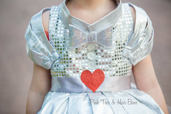 Tin Man Tutu dress- Wizard of oz tutu dress- Tin Man dress-Tin Man costume