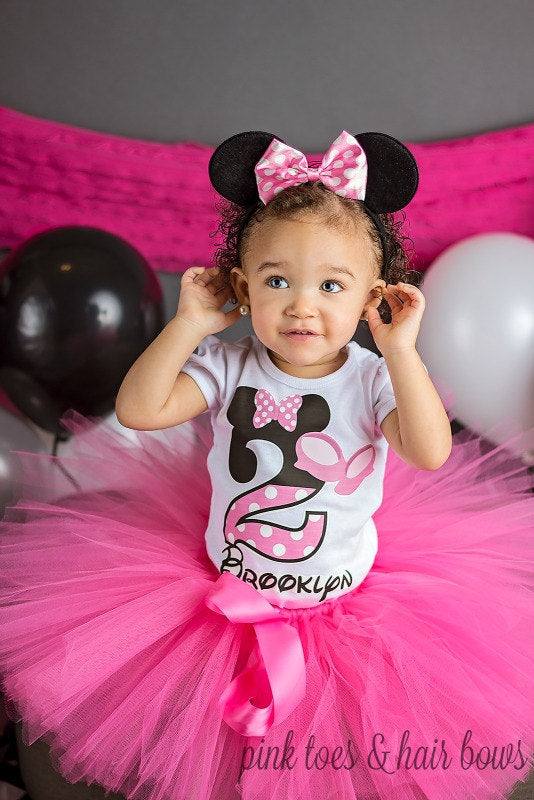 Mouse Tutu set- mouse outfit- mouse birthday outfit