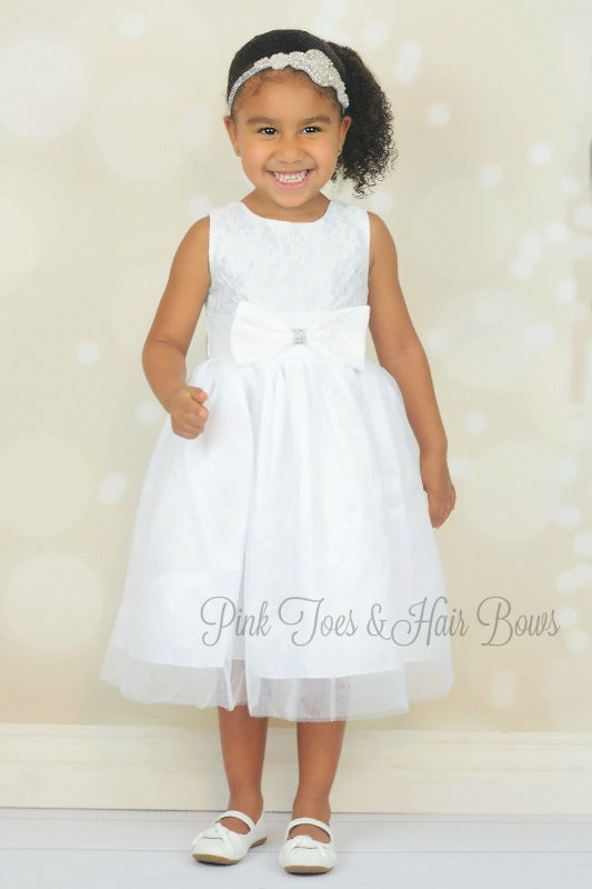 White lace Couture Dress-Ready to ship