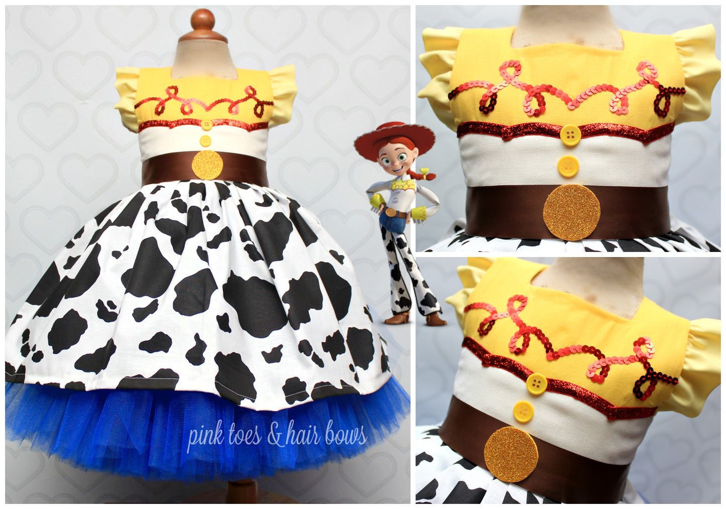 Toy story Tutu dress- Jessie tutu dress- Jessie toy story dress- Toy story costume