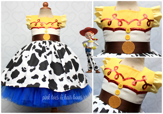 Toy story Tutu dress- Jessie tutu dress- Jessie toy story dress- Toy story costume