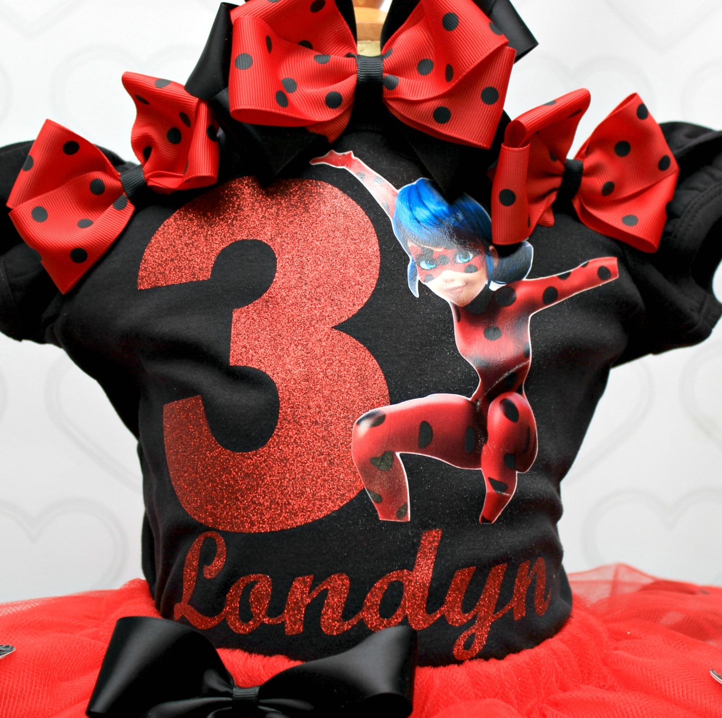 Miraculous Ladybug tutu set-Miraculous ladybug outfit-Miraculous ladybug dress