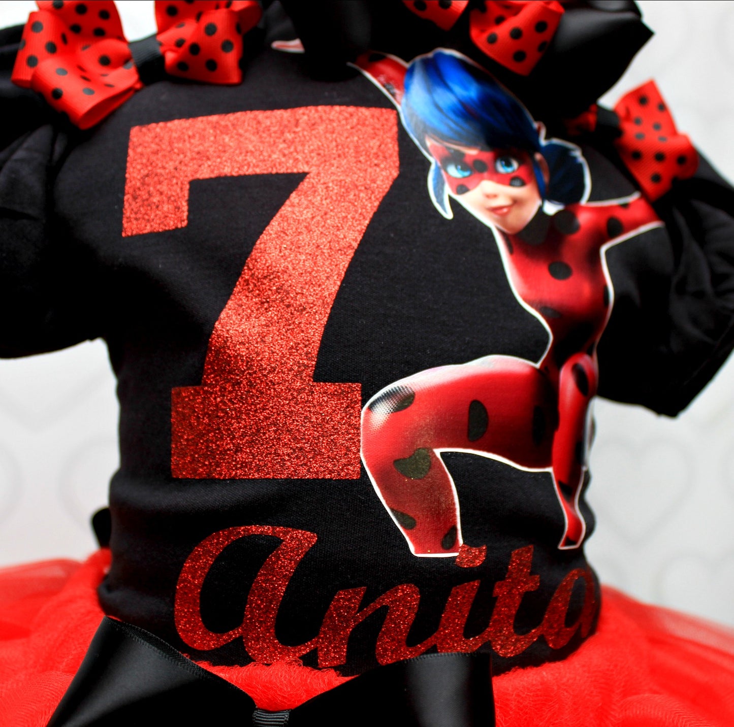 Miraculous Ladybug tutu set-Miraculous ladybug outfit-Miraculous ladybug dress