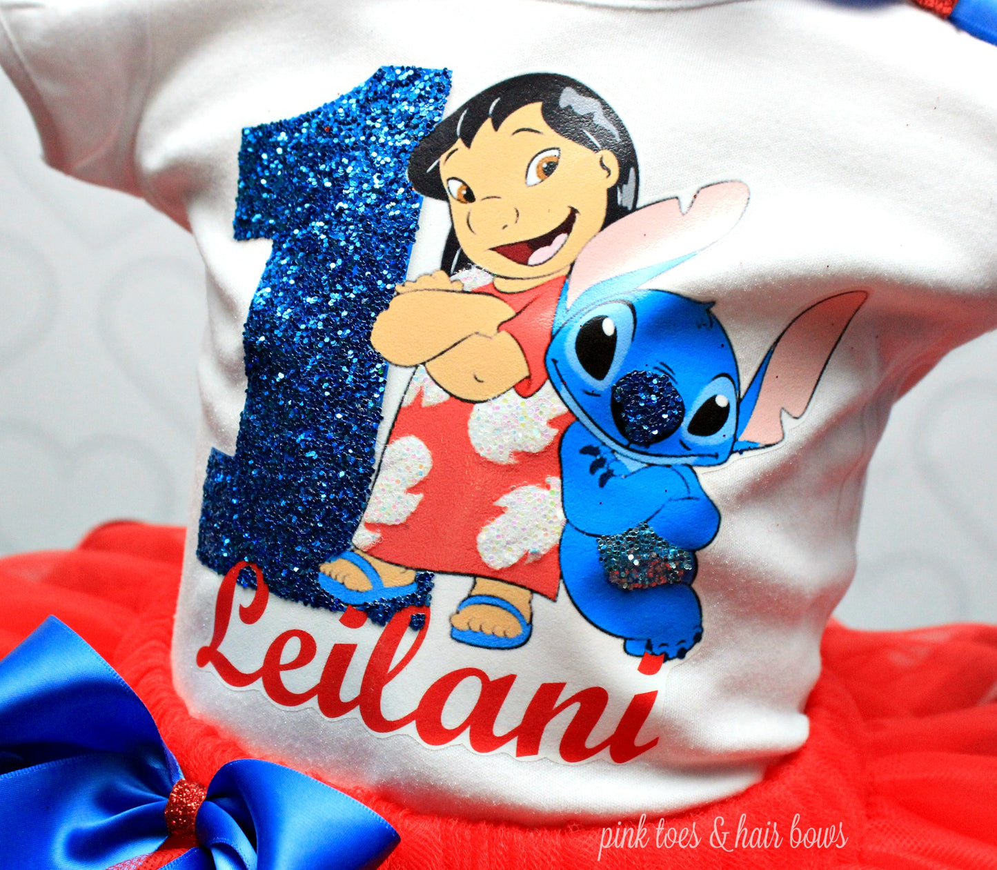 Lilo and Stitch tutu set- Lilo And stitch outfit-Lilo and Stitch dress