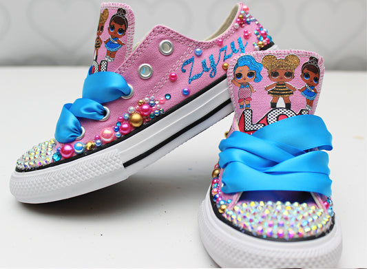 Lol doll shoes- Lol doll bling Converse-Girls Lol doll  Shoes-Lol doll  Converse