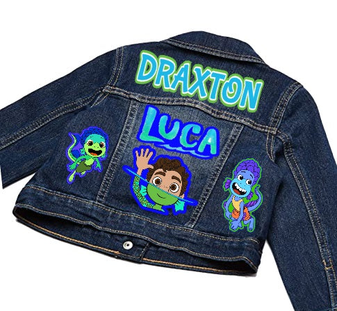Luca boys outfit - Luca Denim Set-Boys Luca denim set- Luca Birthday outfit