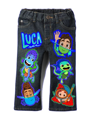 Luca boys outfit - Luca Denim Set-Boys Luca denim set- Luca Birthday outfit