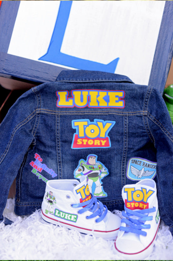 Toy story boys outfit - Toy story Denim Set-Boys Toy story boys denim set- toy story Birthday outfit