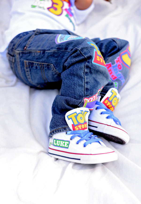 Toy story boys outfit - Toy story Denim Set-Boys Toy story boys denim set- toy story Birthday outfit