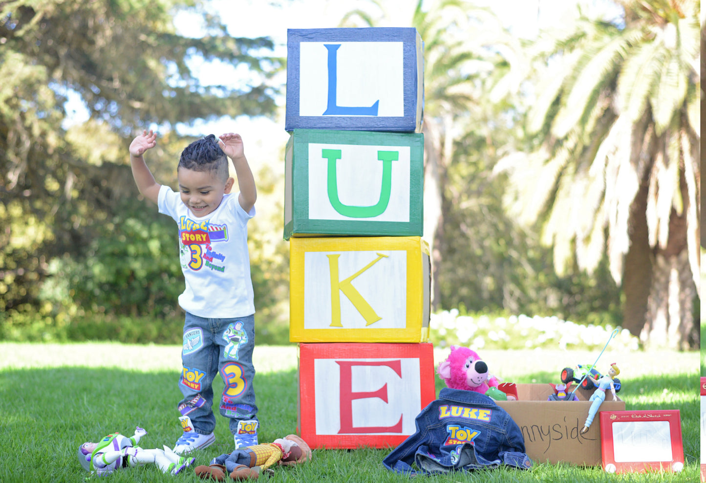 Toy story boys outfit - Toy story Denim Set-Boys Toy story boys denim set- toy story Birthday outfit