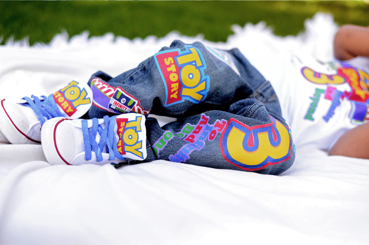 Toy story boys outfit - Toy story Denim Set-Boys Toy story boys denim set- toy story Birthday outfit