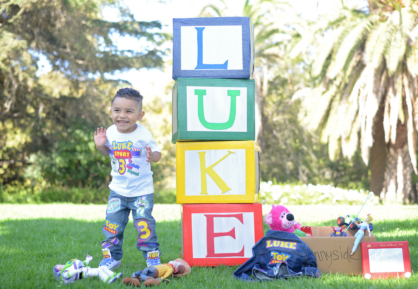 Toy story boys outfit - Toy story Denim Set-Boys Toy story boys denim set- toy story Birthday outfit