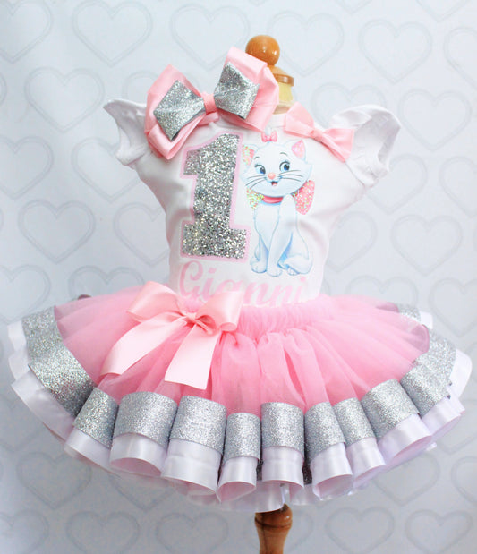 Marie the cat tutu set-Marie the cat outfit-Marie the cat birthday-Marie the cat Dress