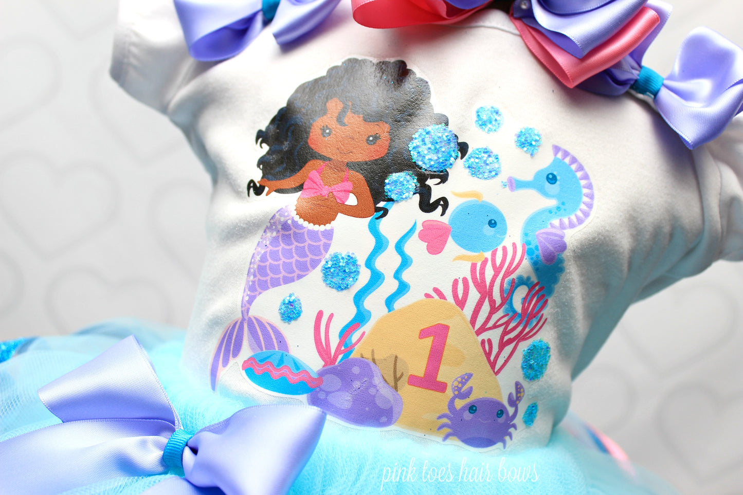 Mermaid Tutu set-Mermaid outfit-Mermaid dress- Mermaid tutu