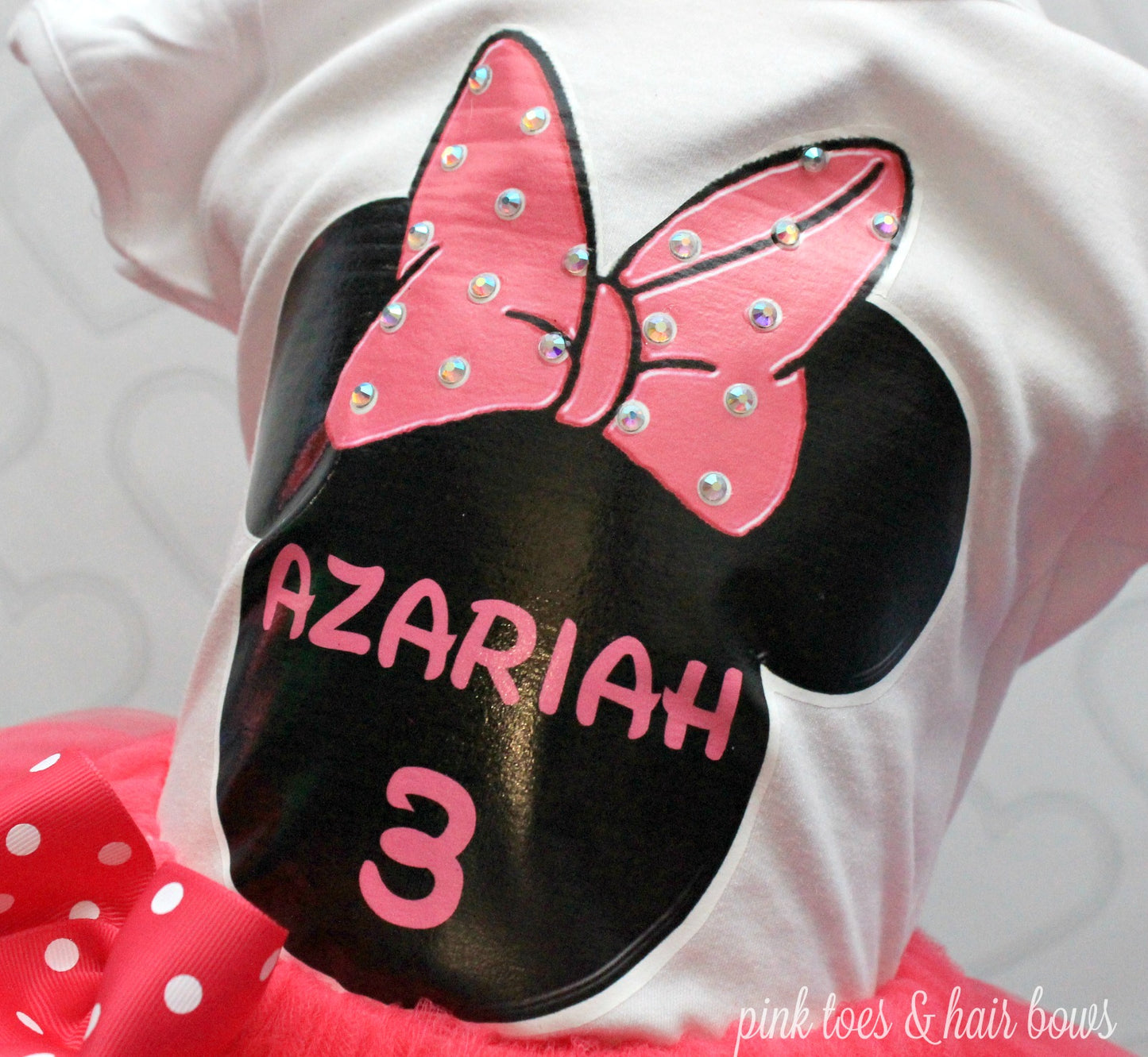Mouse Tutu set- mouse outfit- mouse birthday outfit