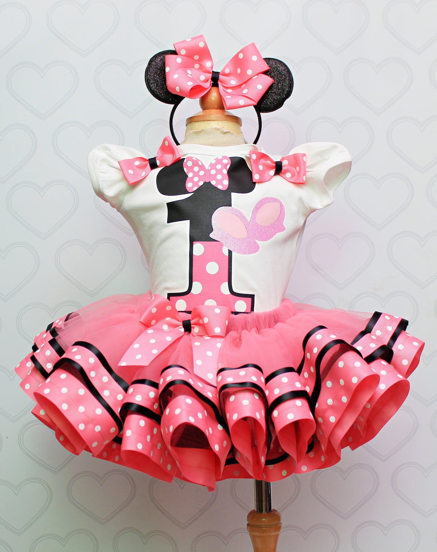 Mouse Tutu set- mouse outfit- mouse birthday outfit