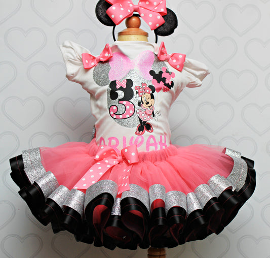 Mouse tutu set- Mouse outfit-Mouse birthday outfit