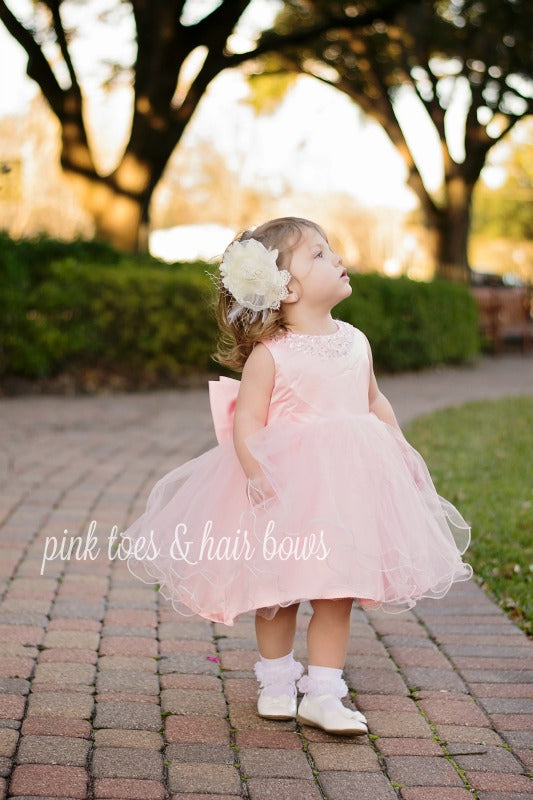 Peachy Pink Princess Dress