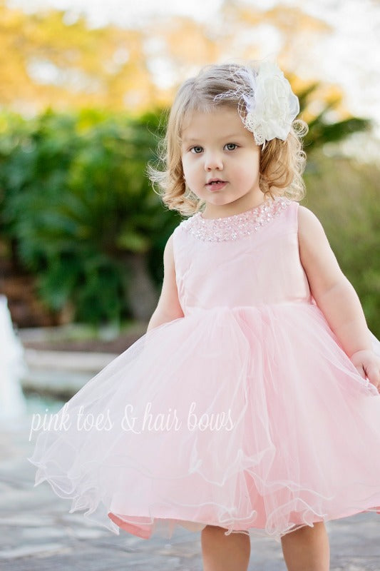 Peachy Pink Princess Dress