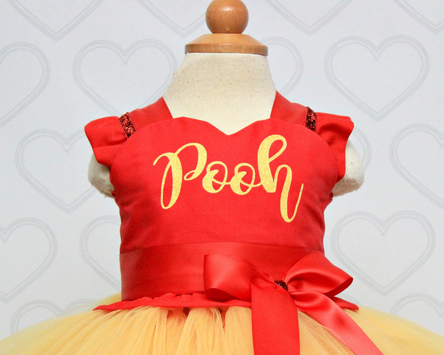 Winnie the pooh Costume-Winnie the pooh Tutu Dress- Winnie the pooh dress